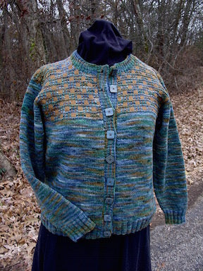 Sanquhar Check Cardigan Pattern Pattern by Anne Bosch