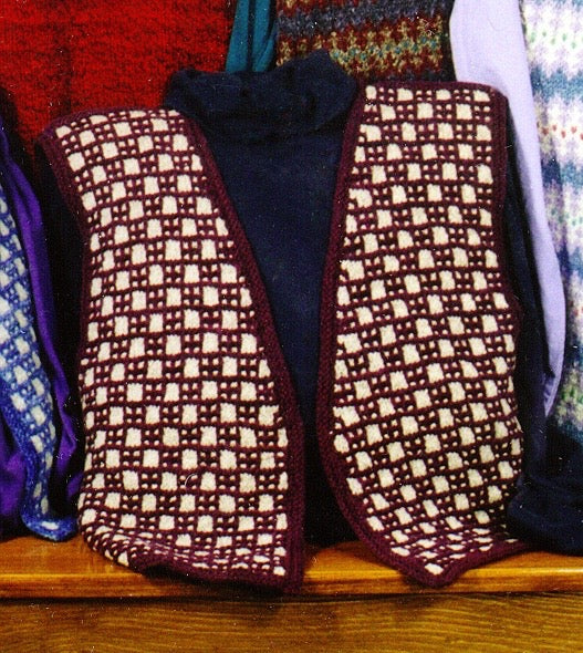 Sanquar Check Vest Pattern by Mary Dominski