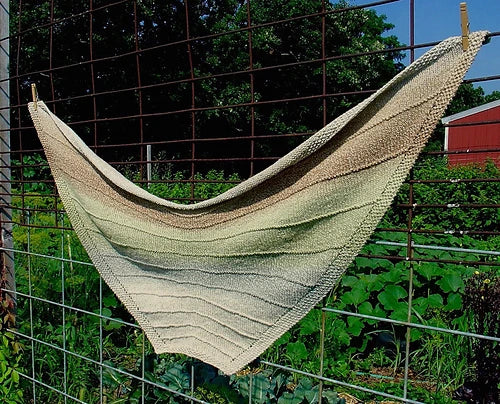 Short Row Shawl Pattern by Anne Bosch