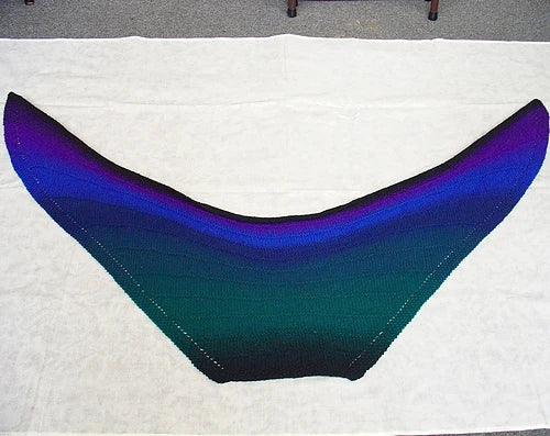 Short Row Shawl Pattern by Anne Bosch