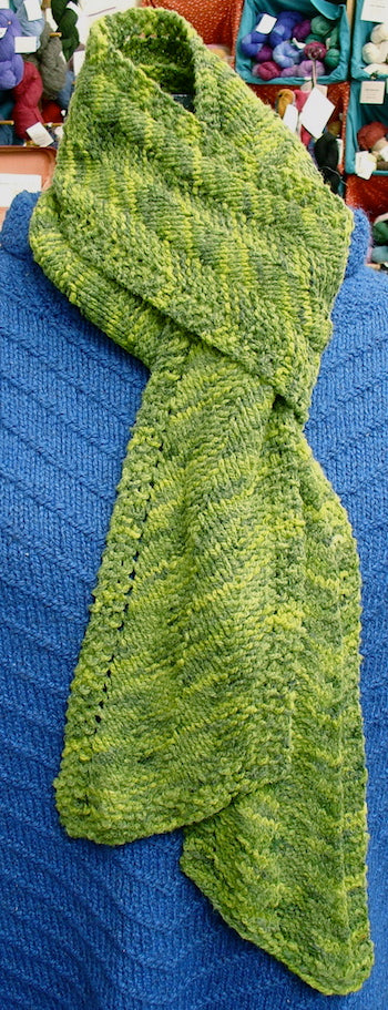 The Watermelon Scarf Pattern by Anne Bosch