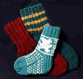 Sock Patterns to Knit, Single Leaflets from Fiber Trends, Oat