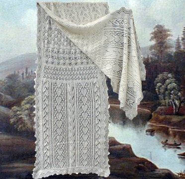 Long Lace Stole Crochet Pattern | FaveCrafts.com