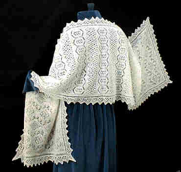Shetland shorty wrap - Summer 2008 - Knitty