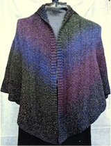 multicolored shawl